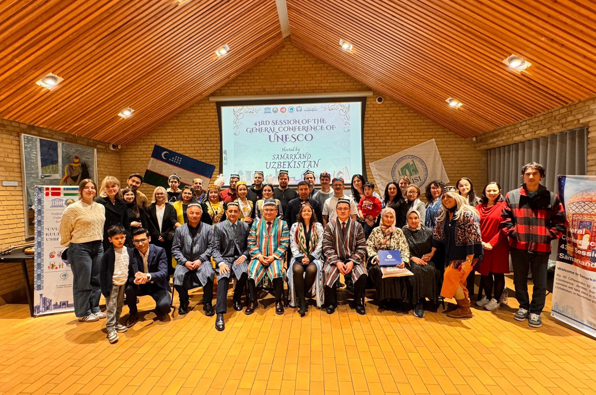 SamISI delegation holds cultural and educational event "Priceless Heritage of Uzbekistan" in Denmark - SamISI
