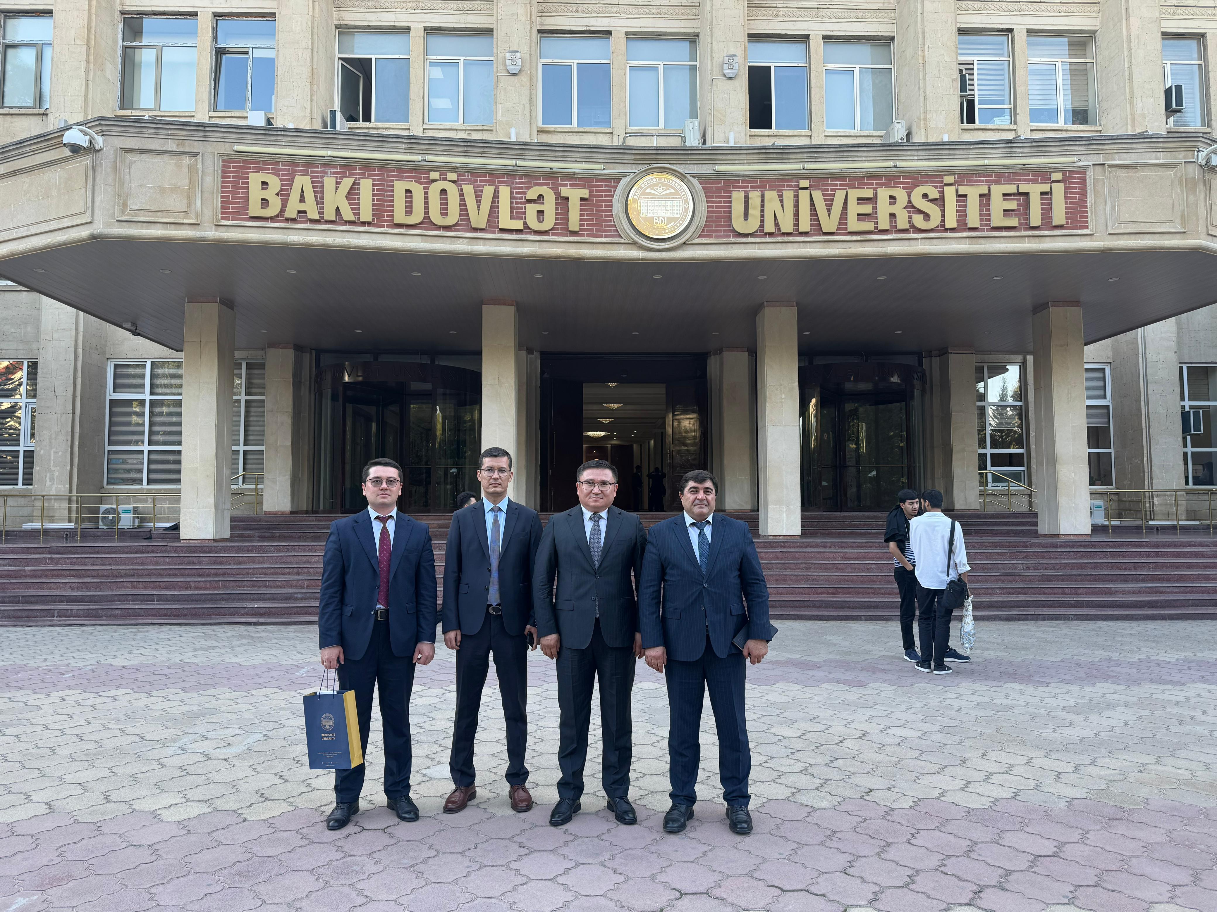 The Samarkand Institute of Economics and Service and Baku State University have established international cooperation - SamISI
