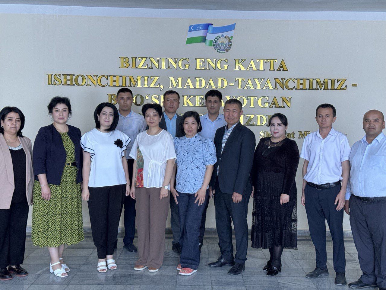 Kyrgyz professors and teachers at the Samarkand Institute of Economics and Service - SamISI