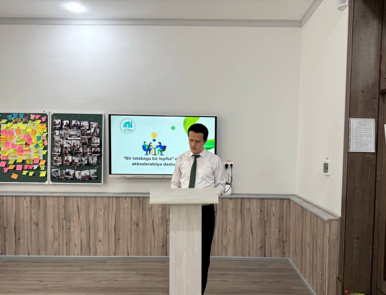 The next seminar-training was held within the framework of the educational acceleration program "One Student - One Project"  - SamISI